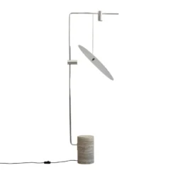 The Moon golvlampa, Chrome