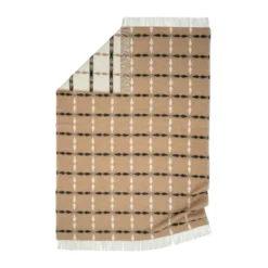Tile pläd 130x180 cm, Beige