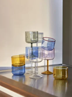 Tint vinglas 25 cl 2-pack, Grå