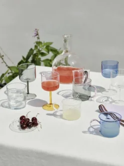 Tint vinglas 25 cl 2-pack, Grå