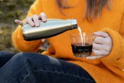 To Go stålflaska 26 cl, Guld