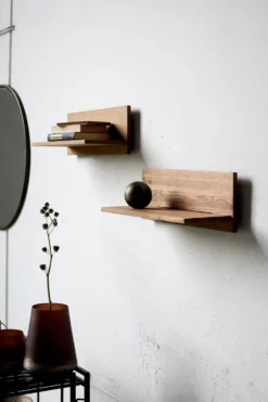 Tokyo vägghylla 50 cm, Natural oak