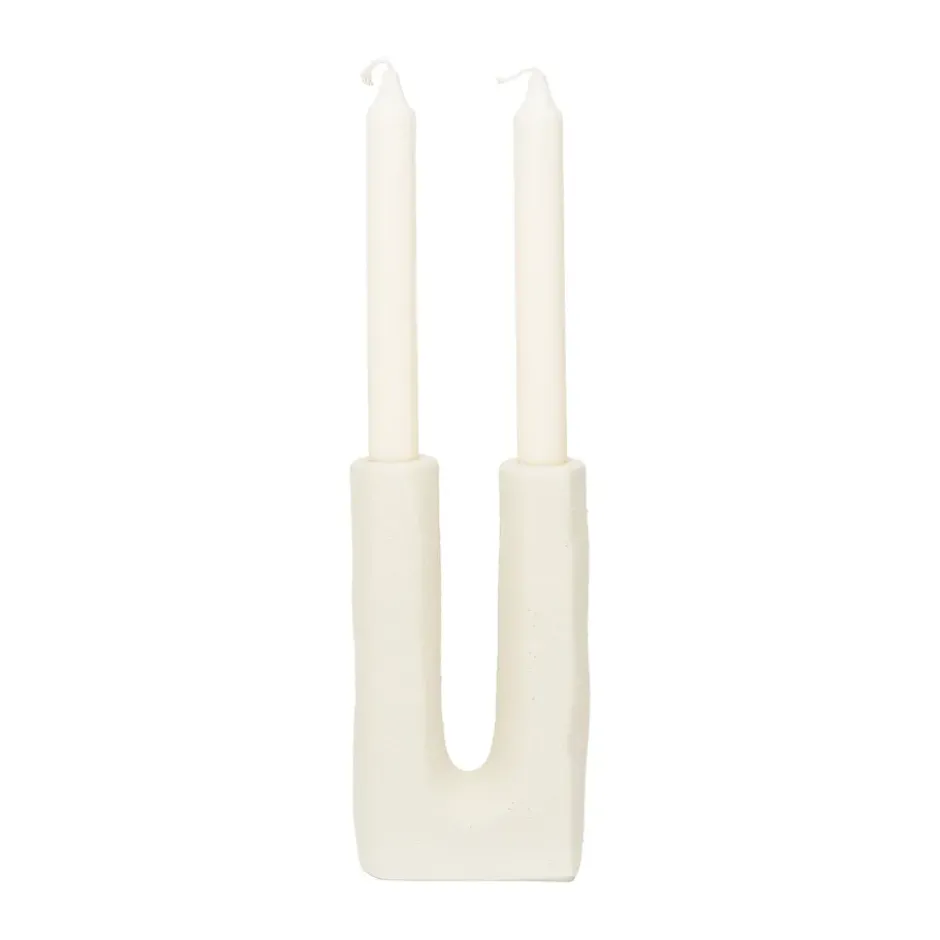 Tomas ljusstake 11cm, Off white