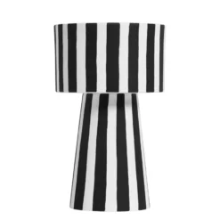 Toppu kruka Ø15 cm, svart-vit