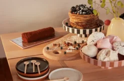Toppu serveringsfat stor Ø27 cm, Caramel-rose
