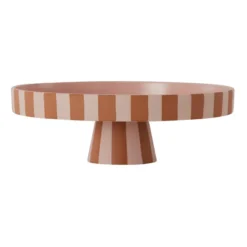 Toppu serveringsfat stor Ø27 cm, Caramel-rose