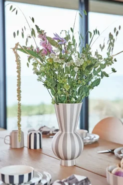 Toppu skål Ø20 cm, Black-white