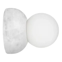 Torrano vägglampa/plafond 13 cm, Vit