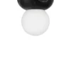 Torrano vägglampa/plafond 13 cm, Svart