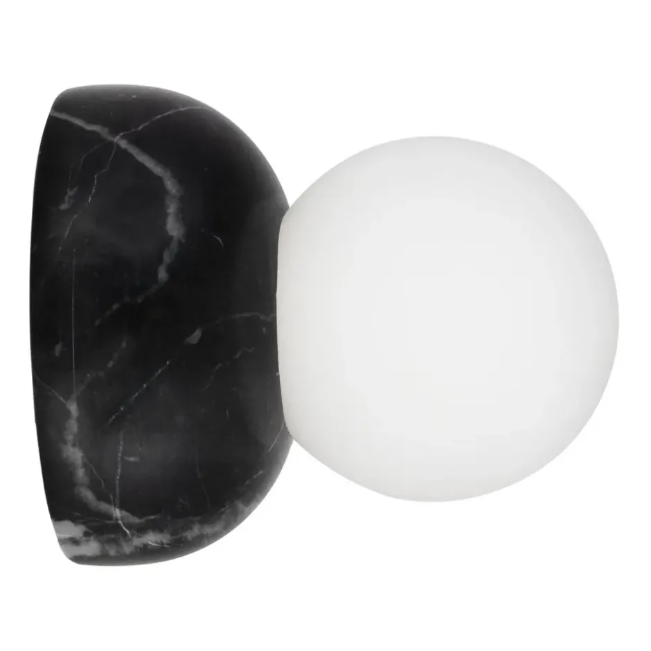 Torrano vägglampa/plafond 13 cm, Svart