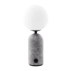 Torrano bordslampa portabel, Grå marmor