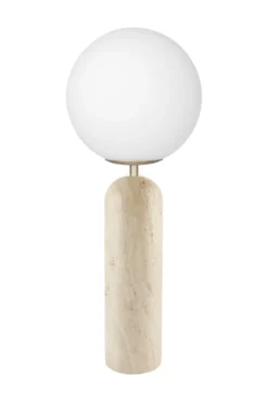 Torrano bordslampa, Travertin