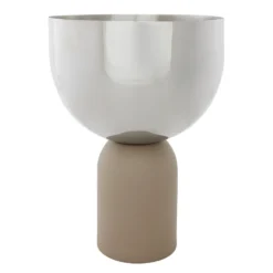 Torus kruka Ø17 cm, Silver-taupe