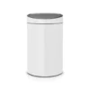 Touch Bin Plast 40 L, Vit