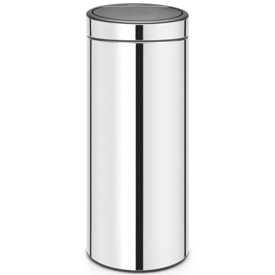 Touch Bin soptunna 30 liter, brilliant steel (silver)