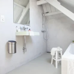 Touch Bin soptunna 3 liter vägghängd, matt steel