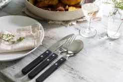 Trattoria bestickset 56 delar, Svart