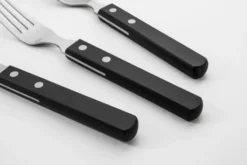 Trattoria bestickset 56 delar, Svart