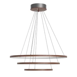 Trione taklampa Ø80 cm, Valnöt