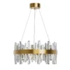 Triumph taklampa, Mässing-klar, Ø60 cm