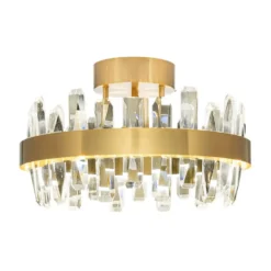 Triumph taklampa, Mässing-klar, Ø50 cm