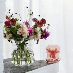 Trixibelle vas 20 cm, Röd