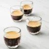 Troquet espressoglas 10 cl 4 delar, Klar