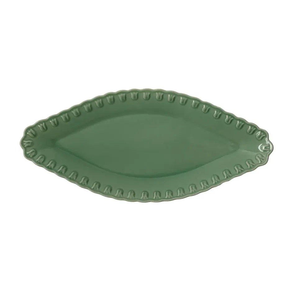 Tulipa ovalt fat 20x45 cm, Verona green
