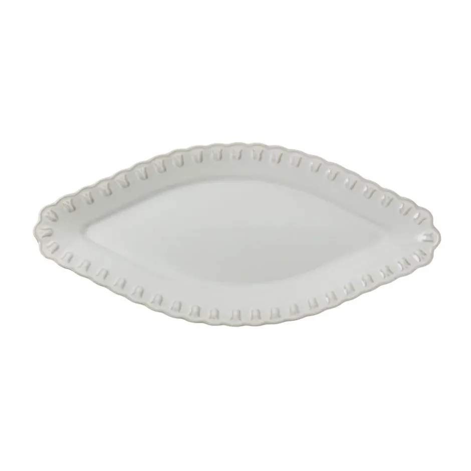 Tulipa ovalt fat 20x45 cm, White