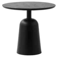 Turn justerbart bord Ø55 cm, Svart