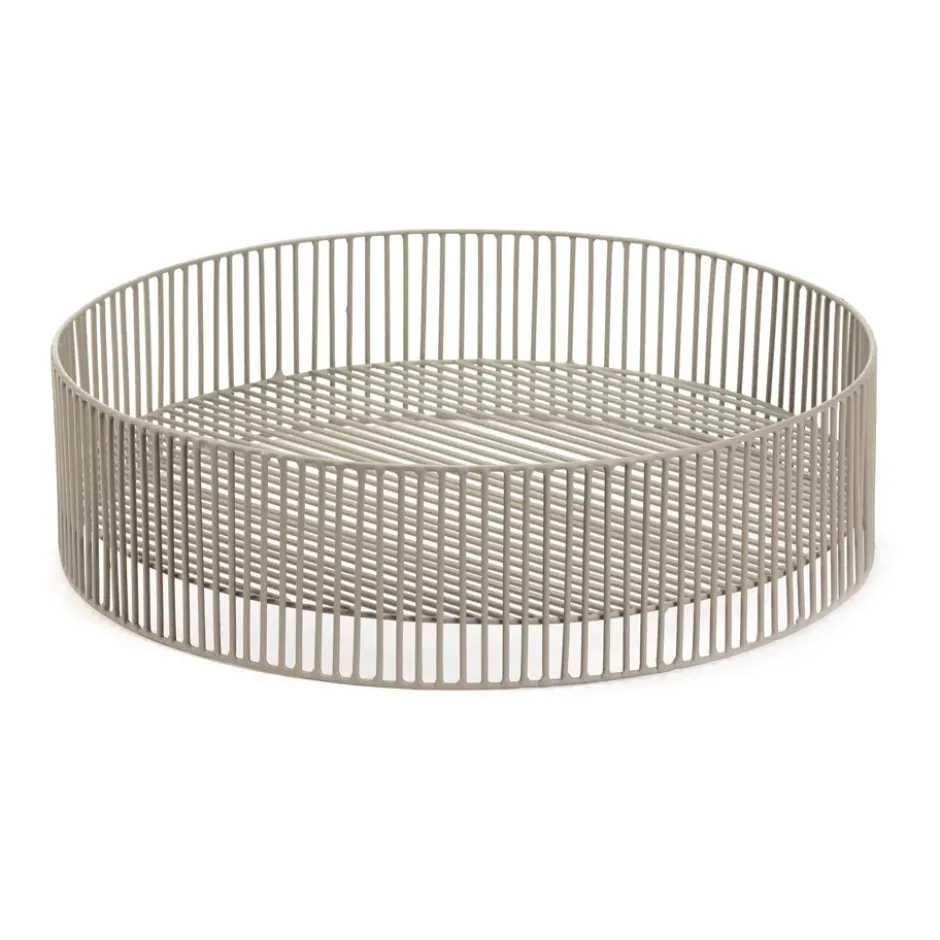 Turn korg låg Ø40 cm, Grey
