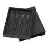 Tvis gaffel 4-pack, svart