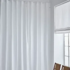 Twilight gardin med veckband 280x290 cm, White