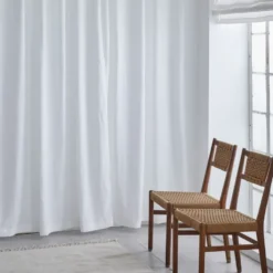 Twilight gardin med veckband 280x290 cm, White