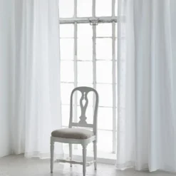 Twilight gardin med veckband 140x290 cm, White