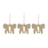 Twine julgranshänge rosett 3-pack, Natur