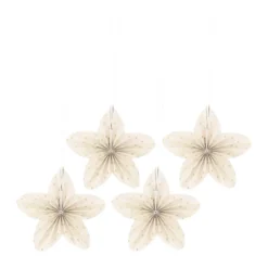 Twinkle julgranshänge 4-pack, Guld prickig