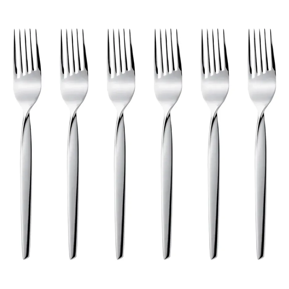 Twist tårtgaffel 6-pack, Rostfritt stål