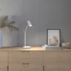 Tyson bordslampa Ø5,5 cm, Vitstruktur