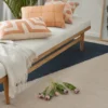 Una ullmatta 230x320 cm, Dark blue-beige-off white