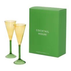 Urban Nature Culture gåvoset champagneglas 2-pack, Pink