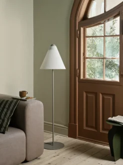 Urna sidobord Ø35x45 cm, Grape leaf green