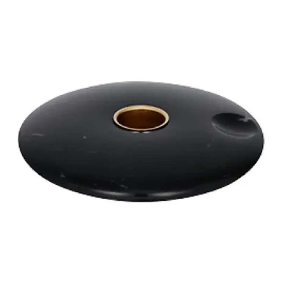 Uyuni Chamber ljusstake Ø11,6 cm, Svart marmor