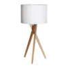 Vega bordslampa 55 cm, Vaxad ek-vit