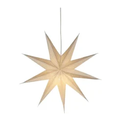 Veil adventsstjärna, Vit, Ø45 cm