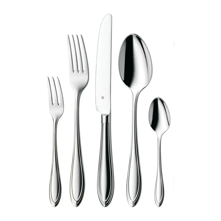 Verona bestickset cromargan blank, 30 delar