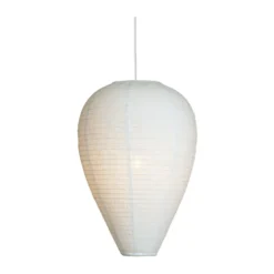 Verona lampskärm, Vit, Ø35x50 cm