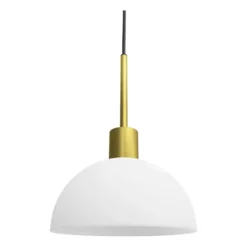Vienda taklampa, Mässing-opalglas