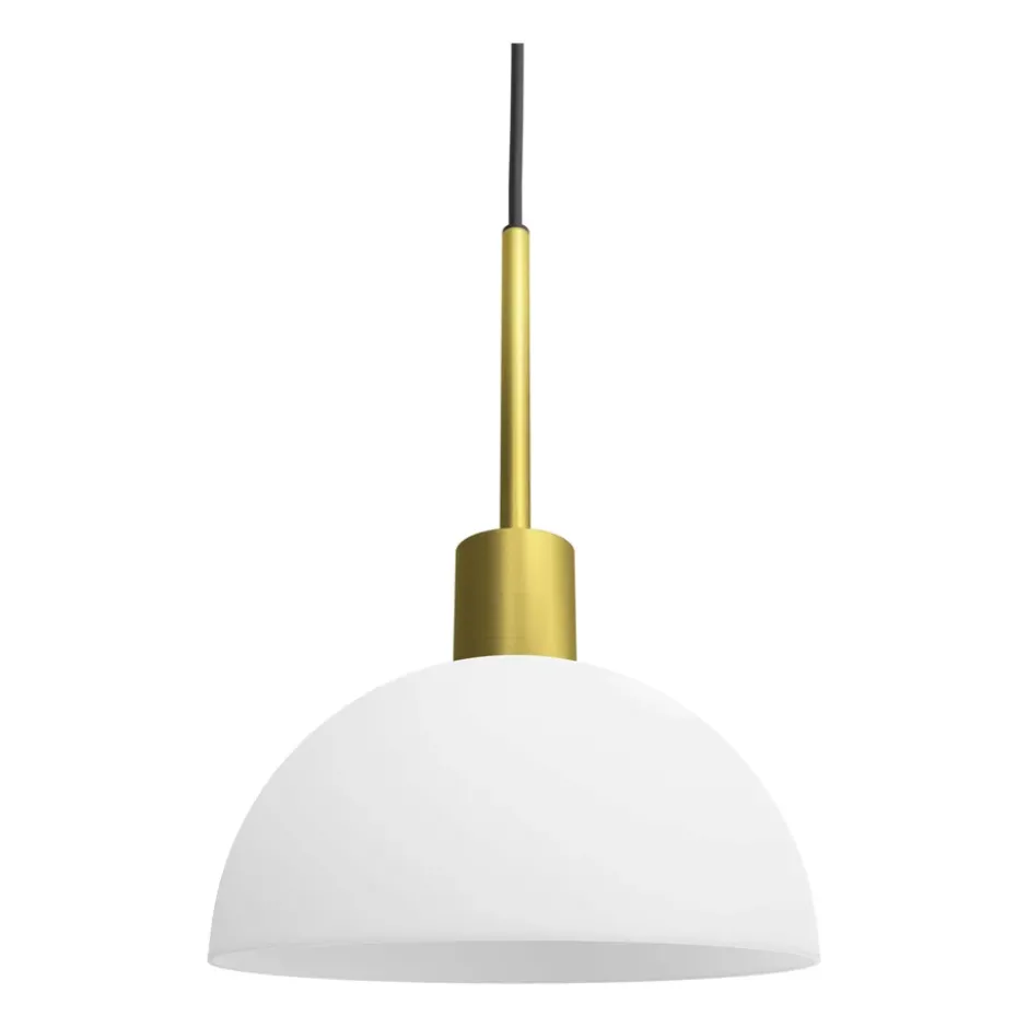 Vienda taklampa, Mässing-opalglas