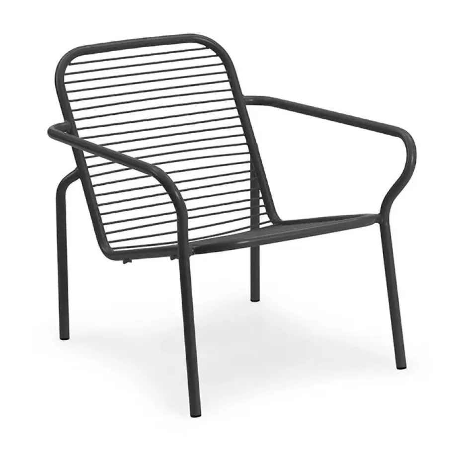 Vig loungestol, Svart